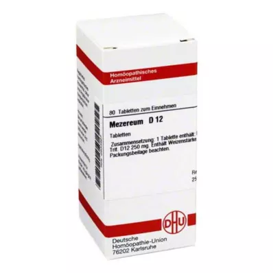 MEZEREUM D 12 tabletten, 80 stuks