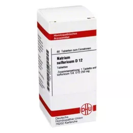 NATRIUM SULFURICUM D 12 tabletten, 80 stuks