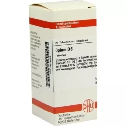 OPIUM D 6 tabletten, 80 stuks