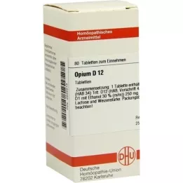 OPIUM D 12 tabletten, 80 stuks
