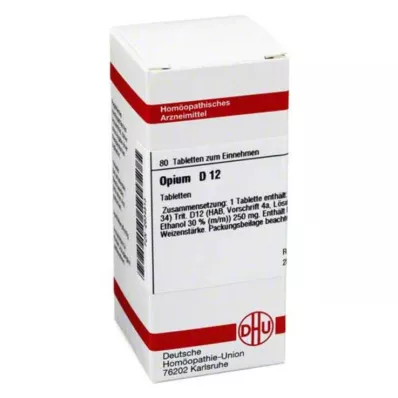 OPIUM D 12 tabletten, 80 stuks OPIUM D 12 tabletten, 80 stuks