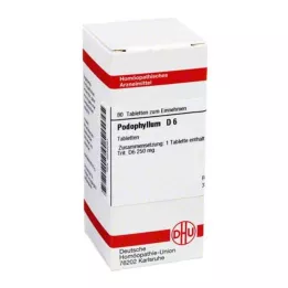 PODOPHYLLUM D 6 tabletten, 80 stuks