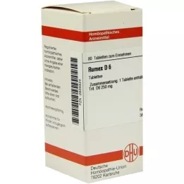 RUMEX D 6 tabletten, 80 stuks