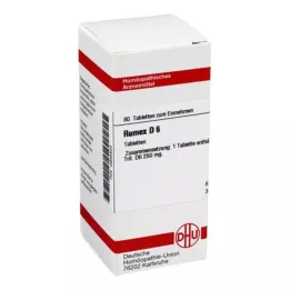 RUMEX D 6 tabletten, 80 stuks
