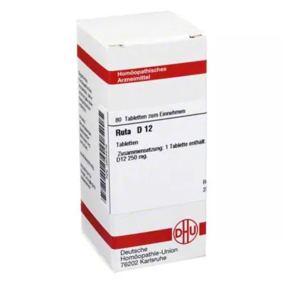 RUTA D 12 tabletten, 80 stuks RUTA D 12 tabletten, 80 stuks