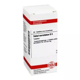 SABAL SERRULATUM D 3 tabletten, 80 st