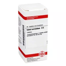 SABAL SERRULATUM D 6 tabletten, 80 stuks