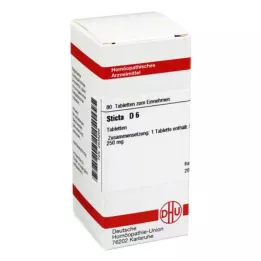 STICTA D 6 tabletten, 80 stuks