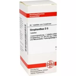 STROPHANTHUS D 6 tabletten, 80 stuks