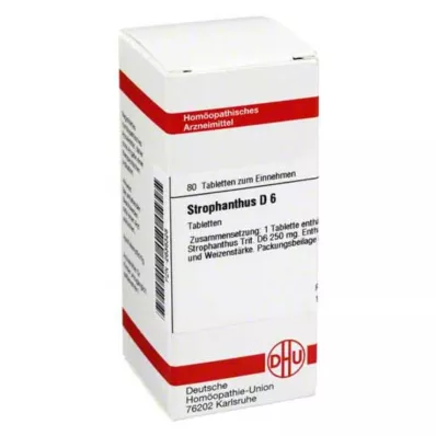 STROPHANTHUS D 6 tabletten, 80 stuks