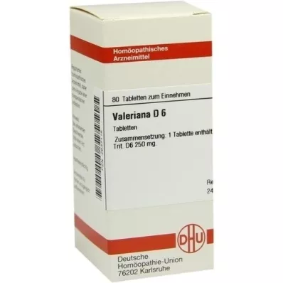 VALERIANA D 6 tabletten, 80 stuks