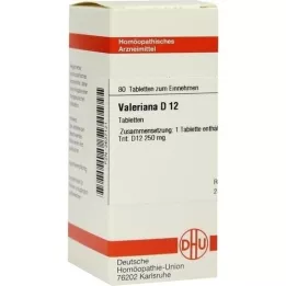 VALERIANA D 12 tabletten, 80 stuks