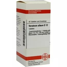 VERATRUM ALBUM D 12 tabletten, 80 stuks