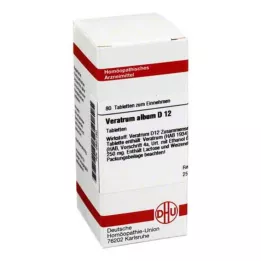 VERATRUM ALBUM D 12 tabletten, 80 stuks