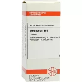 VERBASCUM D 6 tabletten, 80 stuks