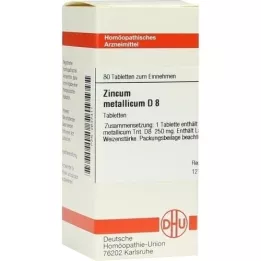 ZINCUM METALLICUM D 8 tabletten, 80 stuks