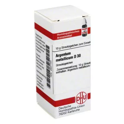 ARGENTUM METALLICUM D 30 bolletjes, 10 g ARGENTUM METALLICUM D 30 bolletjes, 10 g