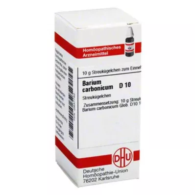 BARIUM CARBONICUM D 10 bolletjes, 10 g