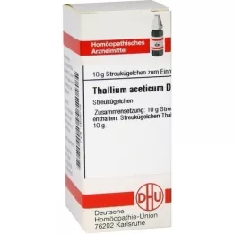 THALLIUM ACETICUM D 6 bolletjes, 10 g