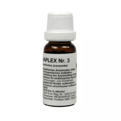 REGENAPLEX Nr.3 druppels, 15 ml REGENAPLEX Nr.3 druppels, 15 ml