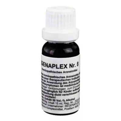 REGENAPLEX Nr.8 druppels, 15 ml REGENAPLEX Nr.8 druppels, 15 ml