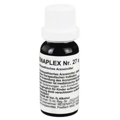 REGENAPLEX Nr.27 a druppels, 15 ml REGENAPLEX Nr.27 a druppels, 15 ml