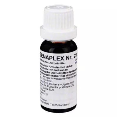 REGENAPLEX Nr.29 druppels, 15 ml REGENAPLEX Nr.29 druppels, 15 ml