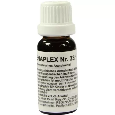 REGENAPLEX Nr.33/1 druppels, 15 ml
