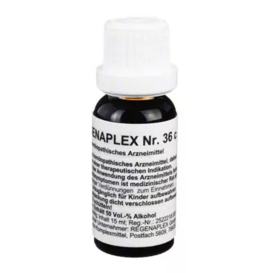 REGENAPLEX Nr.36 c druppels, 15 ml REGENAPLEX Nr.36 c druppels, 15 ml