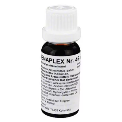 REGENAPLEX Nr.45 a druppels, 15 ml REGENAPLEX Nr.45 a druppels, 15 ml