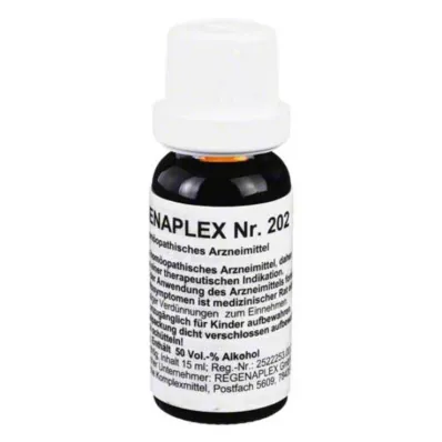 REGENAPLEX Nr.202 druppels, 15 ml REGENAPLEX Nr.202 druppels, 15 ml
