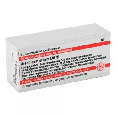 ARSENICUM ALBUM LM VI Bolletjes, 5 g ARSENICUM ALBUM LM VI Bolletjes, 5 g