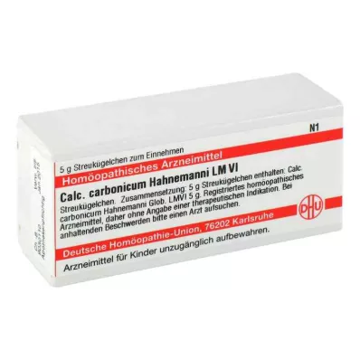 CALCIUM CARBONICUM Hahnemanni LM VI Bolletjes, 5 g CALCIUM CARBONICUM Hahnemanni LM VI Bolletjes, 5 g