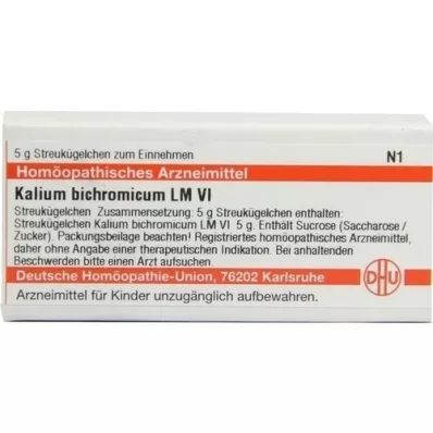 KALIUM BICHROMICUM LM VI Bolletjes, 5 g