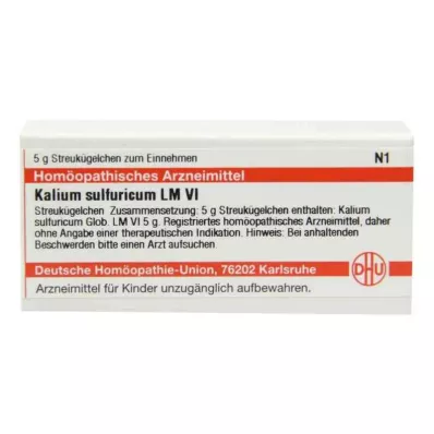 KALIUM SULFURICUM LM VI Bolletjes, 5 g KALIUM SULFURICUM LM VI Bolletjes, 5 g