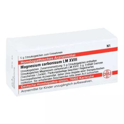 MAGNESIUM CARBONICUM LM XVIII Bolletjes, 5 g MAGNESIUM CARBONICUM LM XVIII Bolletjes, 5 g