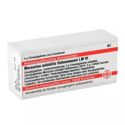 MERCURIUS SOLUBILIS Hahnemanni LM VI Bolletjes, 5 g