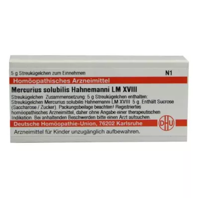MERCURIUS SOLUBILIS Hahnemanni LM XVIII Bolletjes, 5 g