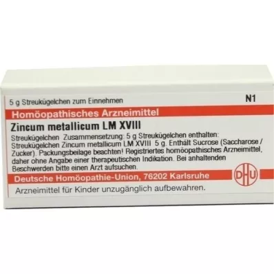 ZINCUM METALLICUM LM XVIII Bolletjes, 5 g