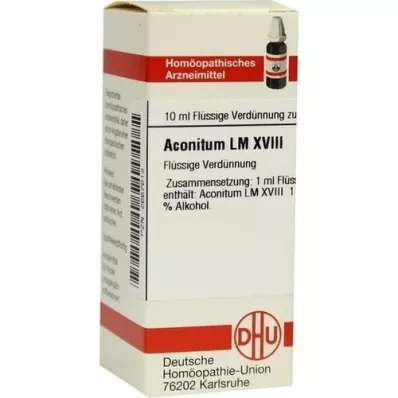 ACONITUM LM XVIII Verdunning, 10 ml