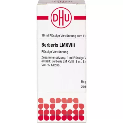 BERBERIS LM XVIII Verdunning, 10 ml