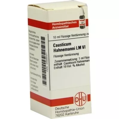 CAUSTICUM HAHNEMANNI LM VI Verdunning, 10 ml