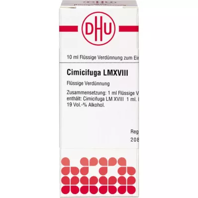 CIMICIFUGA LM XVIII Verdunning, 10 ml