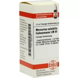 MERCURIUS SOLUBILIS Hahnemanni LM VI Verdunning, 10 ml