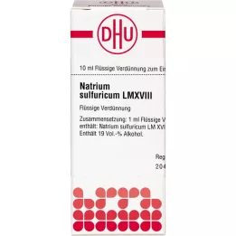 NATRIUM SULFURICUM LM XVIII Verdunning, 10 ml