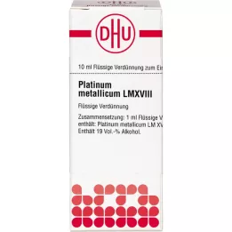 PLATINUM METALLICUM LM XVIII Verdunning, 10 ml