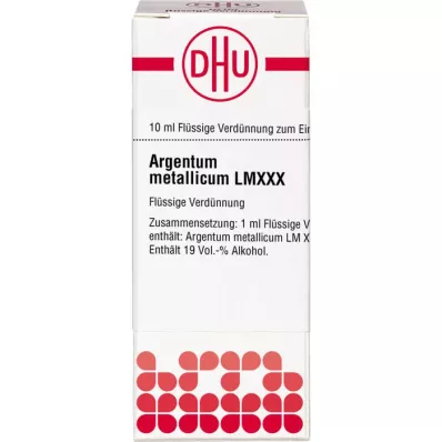 ARGENTUM METALLICUM LM XXX Verdunning, 10 ml