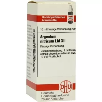 ARGENTUM NITRICUM LM XII Verdunning, 10 ml