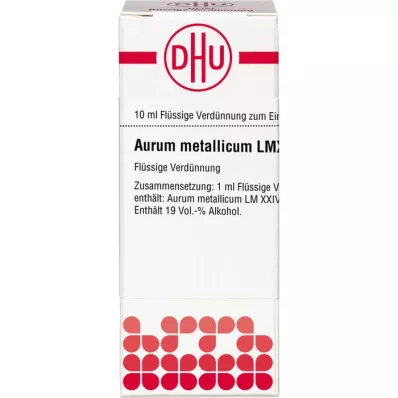 AURUM METALLICUM LM XXIV Verdunning, 10 ml