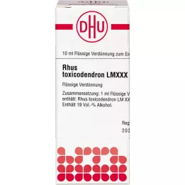 RHUS TOXICODENDRON LM XXX Verdunning, 10 ml